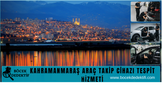 Kahramanmaraş Araç Takip Cihazı Tespit Hizmeti