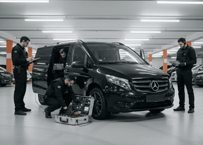 VIP Araçları Takip Cihazı Tespiti